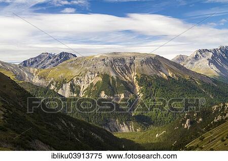 "Munt la Shera, view from Val dal Botsch, Swiss National Park, Graubunden, Switzerland, Europe" View Large Photo Image Stock Photography - "Munt la Shera, view from Val dal Botsch, Swiss National Park, Graubunden, Switzerland, Europe". Fotosearch