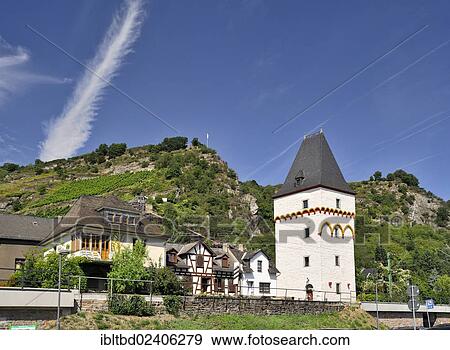 "Munzturm, Bacharach, UNESCO World Heritage Site, Rhineland-Palatinate, Germany, Europe" View Large Photo Image Stock Photo - "Munzturm, Bacharach, UNESCO World Heritage Site, Rhineland-Palatinate, Germany, Europe". Fotosearch