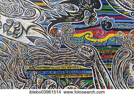 "Mural, East Side Gallery, Berlin Wall Gallery, Berlin, Germany, Europe" View Large Photo Image Picture - "Mural, East Side Gallery, Berlin Wall Gallery, Berlin, Germany, Europe". Fotosearch