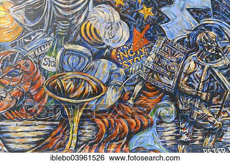 Stock Photograph - "Mural, East Side Gallery, Berlin Wall Gallery, Berlin, Germany, Europe". Fotosearch