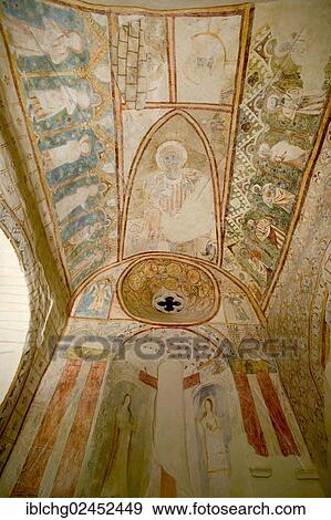 "Mural painting, church of Pignols, Puy de Dome, Auvergne, France, Europe" View Large Photo Image Stock Photo - "Mural painting, church of Pignols, Puy de Dome, Auvergne, France, Europe". Fotosearch
