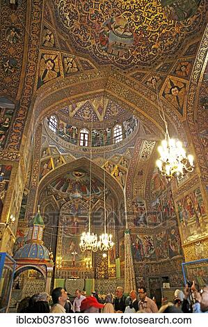 "Murals in the Armenian Vank Cathedral, UNESCO World Cultural Heritage Site, Jolfa district, Isfahan, Isfahan Province, Persia, Iran, Asia" View Large Photo Image Stock Photograph - "Murals in the Armenian Vank Cathedral, UNESCO World Cultural Heritage Site, Jolfa district, Isfahan, Isfahan Province, Persia, Iran, Asia". Fotosearch