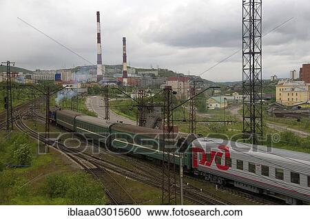 "Murmansk railroad, Kirov Railway, Kola Peninsula, Arctic, Russia, Murmansk, Russia, Europe" View Large Photo Image Stock Image - "Murmansk railroad, Kirov Railway, Kola Peninsula, Arctic, Russia, Murmansk, Russia, Europe". Fotosearch