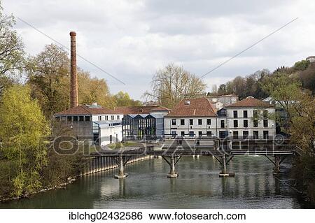 Stock Photograph - "Musee du Papier, Paper Museum and European School of Visual Arts, Angouleme, Charente, Poitou-Charentes, France, Europe". Fotosearch