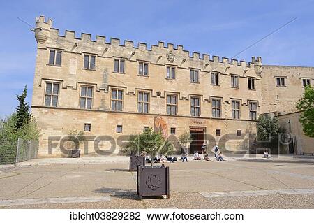 Stock Image - "Musee du Petit Palais museum, Avignon, Vaucluse, Provence-Alpes-Cote d'Azur, Southern France, France, Europe". Fotosearch