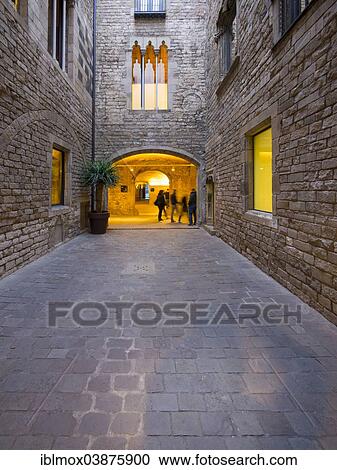 Stock Image - "Museu Picasso museum, La Ribera, Barcelona, â€‹â€‹Catalonia, Spain, Europe". Fotosearch