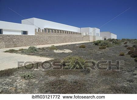 Stock Image - "Museum building, Fortaleza de Sagres, Sagres, Algarve, Portugal, Europe". Fotosearch