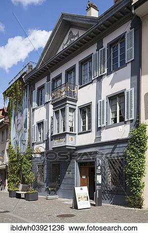 "Museum Lindwurm in the historic centre, Stein am Rhein, Canton of Schaffhausen, Switzerland, Europe" View Large Photo Image Stock Photograph - "Museum Lindwurm in the historic centre, Stein am Rhein, Canton of Schaffhausen, Switzerland, Europe". Fotosearch