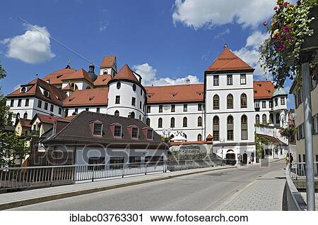 "Museum of the city of Fuessen, the former St Mang Benedictine monastery, Fussen, Ostallgau, Allgau, Schwabia, Bavaria, Germany, Europe" View Large Photo Image Stock Image - "Museum of the city of Fuessen, the former St Mang Benedictine monastery, Fussen, Ostallgau, Allgau, Schwabia, Bavaria, Germany, Europe". Fotosearch