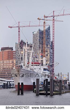 "Museum ship Cap San Diego in the harbor in front of the Elbe Philharmonic Hall, Hamburg, Germany, Europe" View Large Photo Image Stock Image - "Museum ship Cap San Diego in the harbor in front of the Elbe Philharmonic Hall, Hamburg, Germany, Europe". Fotosearch