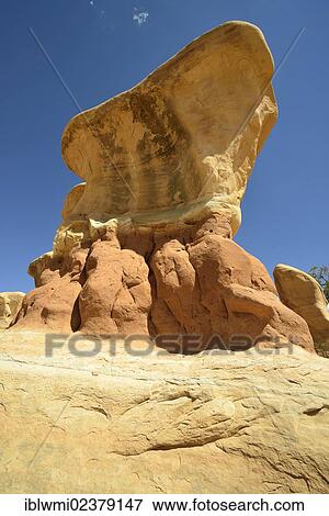 "Mushroom Hoodoo at the Devil's Garden, eroded hoodoos and Entrada Sandstone rock formations, Goblins, Hole-In-The-Rock-Road, Grand Staircase-Escalante National Monument, GSENM, Utah, Southwestern USA, USA" View Large Photo Image Stock Photo - "Mushroom Hoodoo at the Devil's Garden, eroded hoodoos and Entrada Sandstone rock formations, Goblins, Hole-In-The-Rock-Road, Grand Staircase-Escalante National Monument, GSENM, Utah, Southwestern USA, USA". Fotosearch