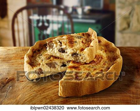 Mushroom quiche View Large Photo Image Stock Image - Mushroom quiche. Fotosearch