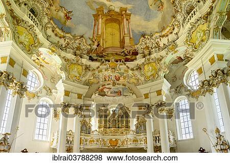 "Music gallery with organ, Wieskirche, Steingaden, Pfaffenwinkel, Upper Bavaria, Bavaria, Germany, Europe" View Large Photo Image Stock Photo - "Music gallery with organ, Wieskirche, Steingaden, Pfaffenwinkel, Upper Bavaria, Bavaria, Germany, Europe". Fotosearch