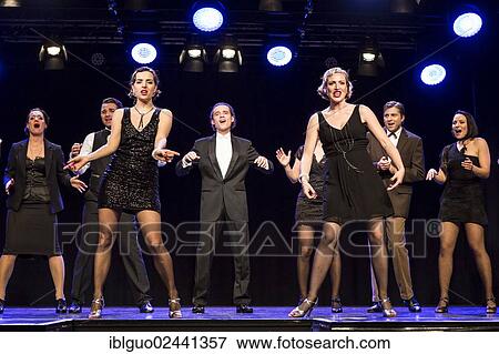 "Musical """"Chicago"""", with Annette Krossa as Roxie Hart and Natascha-Cecilia Hill as Velma Kelly, live performance, Le Theatre in Kriens, Lucerne, Switzerland, Europe" View Large Photo Image Stock Photo - "Musical """"Chicago"""", with Annette Krossa as Roxie Hart and Natascha-Cecilia Hill as Velma Kelly, live performance, Le Theatre in Kriens, Lucerne, Switzerland, Europe". Fotosearch