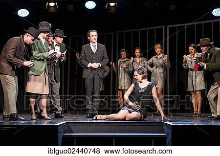 "Musical """"Chicago"""" with Aris Sas as Billy Flynn and Annette Krossa as Roxie Hart, live performance, Le Theatre in Kriens, Lucerne, Switzerland, Europe" View Large Photo Image Stock Photo - "Musical """"Chicago"""" with Aris Sas as Billy Flynn and Annette Krossa as Roxie Hart, live performance, Le Theatre in Kriens, Lucerne, Switzerland, Europe". Fotosearch