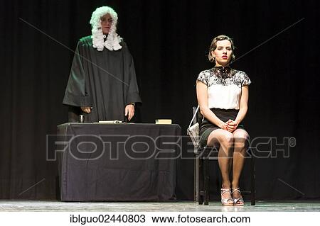 "Musical """"Chicago"""" with Daniel Stuessi as Judge and Annette Krossa as Roxie Hart, live performance, Le Theatre in Kriens, Lucerne, Switzerland, Europe" View Large Photo Image Stock Image - "Musical """"Chicago"""" with Daniel Stuessi as Judge and Annette Krossa as Roxie Hart, live performance, Le Theatre in Kriens, Lucerne, Switzerland, Europe". Fotosearch