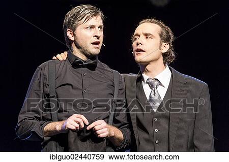 "Musical """"Chicago"""" with Oliver Koch as Amos Hart and Aris Sas as Billy Flynn, live performance, Le Theatre in Kriens, Lucerne, Switzerland, Europe" View Large Photo Image Stock Photo - "Musical """"Chicago"""" with Oliver Koch as Amos Hart and Aris Sas as Billy Flynn, live performance, Le Theatre in Kriens, Lucerne, Switzerland, Europe". Fotosearch