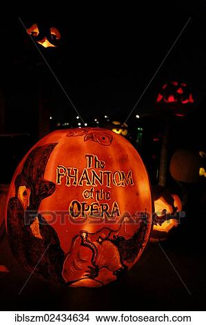 "Musical """"Phantom of the Opera"""", Jack O' Lantern event before Halloween, Providence, Rhode Island, USA" View Large Photo Image Picture - "Musical """"Phantom of the Opera"""", Jack O' Lantern event before Halloween, Providence, Rhode Island, USA". Fotosearch