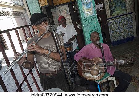"Musicians in a bar in Old Havana, Havana, La Habanna, Cuba, North America" View Large Photo Image Picture - "Musicians in a bar in Old Havana, Havana, La Habanna, Cuba, North America". Fotosearch