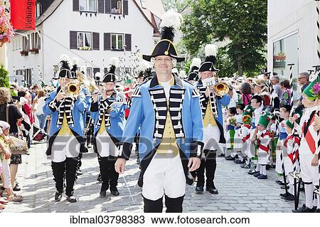 "Musicians of the Ulm town soldiers, Fischerstechen or water jousting festival, Ulm, Baden-Wurttemberg, Germany, Europe" View Large Photo Image Stock Image - "Musicians of the Ulm town soldiers, Fischerstechen or water jousting festival, Ulm, Baden-Wurttemberg, Germany, Europe". Fotosearch