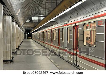 "Mustek underground railway station, Prague, Czech Republic, Europe" View Large Photo Image Stock Photo - "Mustek underground railway station, Prague, Czech Republic, Europe". Fotosearch