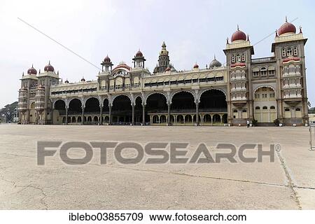 Stock Photo - "Mysore Palace, Mysore, Karnataka, South India, India, Asia". Fotosearch