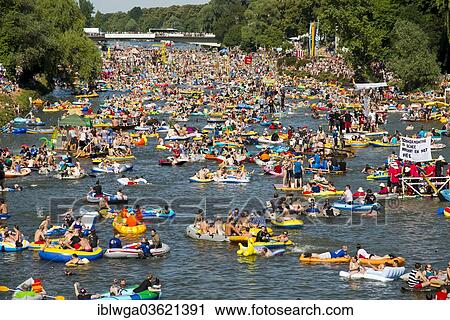 "Nabada"""", a traditional water parade on the Danube River on Swear Monday, Ulm, Baden-Wurttemberg, Germany, Europe" View Large Photo Image Stock Image - "Nabada"""", a traditional water parade on the Danube River on Swear Monday, Ulm, Baden-Wurttemberg, Germany, Europe". Fotosearch