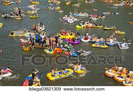 "Nabada"""", a traditional water parade on the Danube River on Swear Monday, Ulm, Baden-Wurttemberg, Germany, Europe" View Large Photo Image Stock Photo - "Nabada"""", a traditional water parade on the Danube River on Swear Monday, Ulm, Baden-Wurttemberg, Germany, Europe". Fotosearch