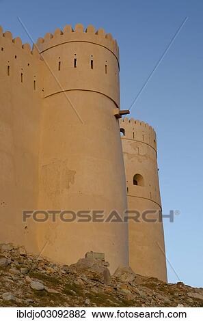 "Nakhal Fort or Nakhl Fort, Nakhal, Al Batinah, Oman, Asia" View Large Photo Image Stock Image - "Nakhal Fort or Nakhl Fort, Nakhal, Al Batinah, Oman, Asia". Fotosearch