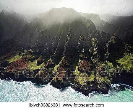 "Napali Coast, Kaua'i, Hawaii, USA" View Large Photo Image Stock Image - "Napali Coast, Kaua'i, Hawaii, USA". Fotosearch