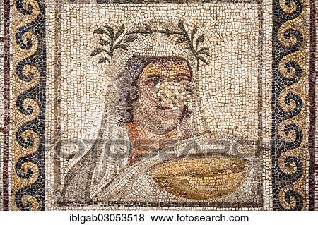 "Narcissus mosaic from Daphne or Harbiye, 2nd cent. A. C., Hatay Archaeology Museum, Antakya, Hatay Province, Turkey, Asia" View Large Photo Image Stock Photo - "Narcissus mosaic from Daphne or Harbiye, 2nd cent. A. C., Hatay Archaeology Museum, Antakya, Hatay Province, Turkey, Asia". Fotosearch