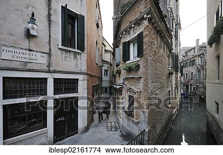 "Narrow house on a canal, Fondamenta de L'Osmarin, Castello quarter, Venice, Venezia, Veneto, Italy, Europe" View Large Photo Image Picture - "Narrow house on a canal, Fondamenta de L'Osmarin, Castello quarter, Venice, Venezia, Veneto, Italy, Europe". Fotosearch