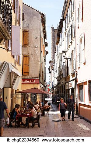 "Narrow street in Millau, Aveyron, Midi Pyrenees, France, Europe" View Large Photo Image Stock Image - "Narrow street in Millau, Aveyron, Midi Pyrenees, France, Europe". Fotosearch