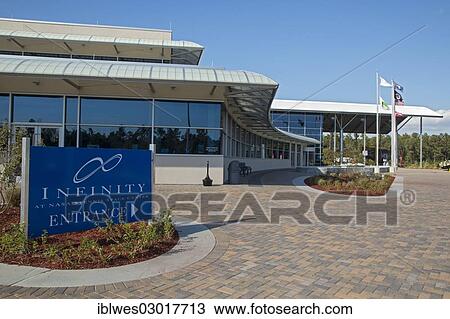 Stock Image - "NASA's Infinity Science Center. Infinity contains exhibits on 50 years of space exploration and offers bus tours of the nearby Stennis Space Center, Infinity Science Center, Bay St. Louis, Mississippi, United States, North America". Fotosearch