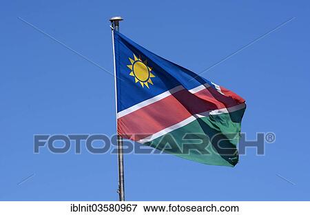 National flag of Namibia View Large Photo Image Stock Photo - National flag of Namibia. Fotosearch