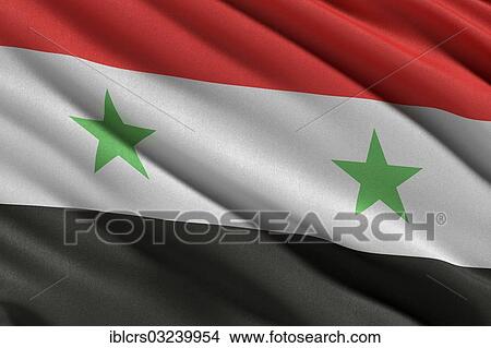 National flag of Syria View Large Photo Image Picture - National flag of Syria. Fotosearch
