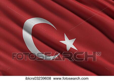 National flag of Turkey waving in the wind View Large Photo Image Stock Photo - National flag of Turkey waving in the wind. Fotosearch