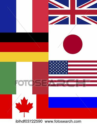 National flags of the G8 countries View Large Photo Image Stock Image - National flags of the G8 countries. Fotosearch