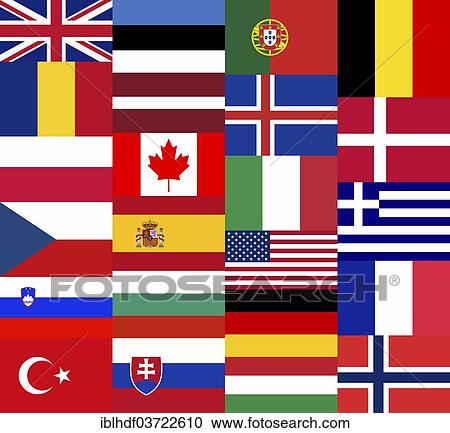 National flags of the NATO countries View Large Photo Image Stock Image - National flags of the NATO countries. Fotosearch