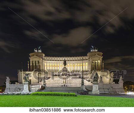 Stock Photograph - "National Monument, Monumento Nazionale a Vittorio Emanuele II, Rome, Lazio, Italy, Europe". Fotosearch