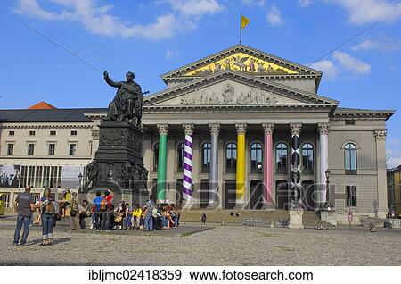 National Theater Opera House, Max-Joseph-Platz square, Munich, Bavaria, Bayern, Germany, Europe View Large Photo Image Stock Photo - National Theater Opera House, Max-Joseph-Platz square, Munich, Bavaria, Bayern, Germany, Europe. Fotosearch