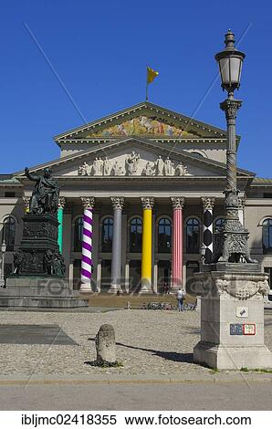National Theater Opera House, Max-Joseph-Platz square, Munich, Bavaria, Bayern, Germany, Europe View Large Photo Image Stock Photography - National Theater Opera House, Max-Joseph-Platz square, Munich, Bavaria, Bayern, Germany, Europe. Fotosearch