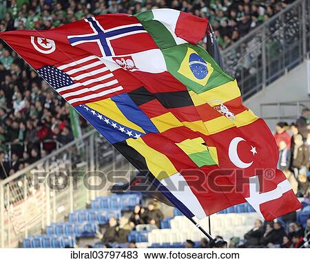 "Nations flag in a football stadium, Baden-Wurttemberg, Germany, Europe" View Large Photo Image Stock Image - "Nations flag in a football stadium, Baden-Wurttemberg, Germany, Europe". Fotosearch
