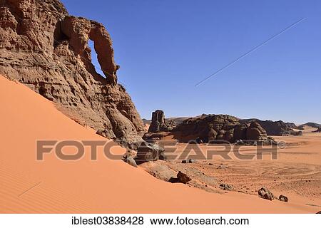 "Natural arch at Tin Merzouga, Tadrart region, Tassili n'Ajjer National Park, Unesco World Heritage Site, Algeria, Sahara, North Africa, Africa" View Large Photo Image Stock Photo - "Natural arch at Tin Merzouga, Tadrart region, Tassili n'Ajjer National Park, Unesco World Heritage Site, Algeria, Sahara, North Africa, Africa". Fotosearch