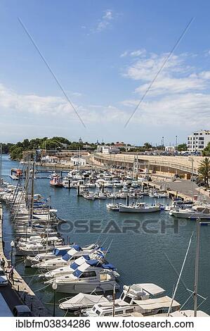 "Natural harbour, Ciutadella, Menorca, Balearic Islands, Spain, Europe" View Large Photo Image Stock Photograph - "Natural harbour, Ciutadella, Menorca, Balearic Islands, Spain, Europe". Fotosearch