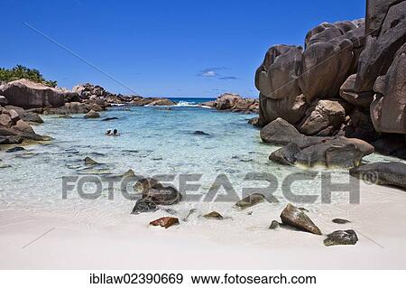 "Natural rock-pool surrounded by granite, Anse Cocos, La Digue Island, Seychelles, Africa, Indian Ocean, Africa" View Large Photo Image Stock Photo - "Natural rock-pool surrounded by granite, Anse Cocos, La Digue Island, Seychelles, Africa, Indian Ocean, Africa". Fotosearch