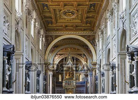 "Nave and choir of the basilica of San Giovanni in Laterano, 4th century Lateran, Vatican, Rome, Lazio, Italy, Europe" View Large Photo Image Stock Image - "Nave and choir of the basilica of San Giovanni in Laterano, 4th century Lateran, Vatican, Rome, Lazio, Italy, Europe". Fotosearch