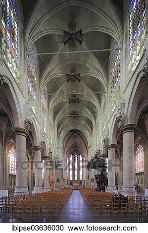 "Nave, Gothic church of Notre-Dame du Sablon or Onze-Lieve-Vrouw ten Sablon, Brussels, Brussels Region, Belgium, Europe" View Large Photo Image Stock Image - "Nave, Gothic church of Notre-Dame du Sablon or Onze-Lieve-Vrouw ten Sablon, Brussels, Brussels Region, Belgium, Europe". Fotosearch