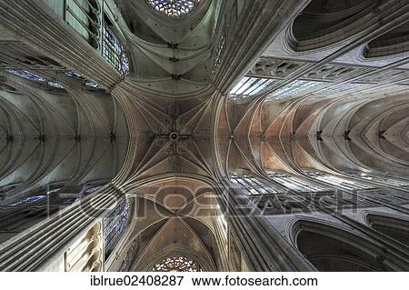 "Nave of Bourges Cathedral, 12th century, beginning and transition to the High Gothic style, Departements Cher, Bourges, Region Centre, France, Europe" View Large Photo Image Stock Photo - "Nave of Bourges Cathedral, 12th century, beginning and transition to the High Gothic style, Departements Cher, Bourges, Region Centre, France, Europe". Fotosearch