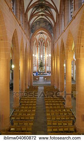 "Nave, sanctuary with altar decorated with Christmas tree and nativity scene, Church of the Holy Spirit, Heidelberg, Baden-Wurttemberg, Germany, Europe" View Large Photo Image Stock Image - "Nave, sanctuary with altar decorated with Christmas tree and nativity scene, Church of the Holy Spirit, Heidelberg, Baden-Wurttemberg, Germany, Europe". Fotosearch